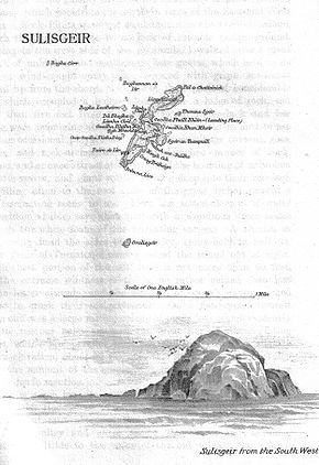 Sula Sgeir Island in 1889